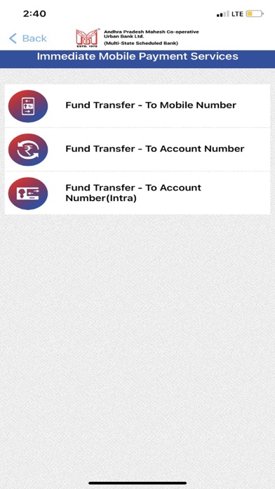 A.P. MAHESH CO-OP.URBAN BANK. Screenshot
