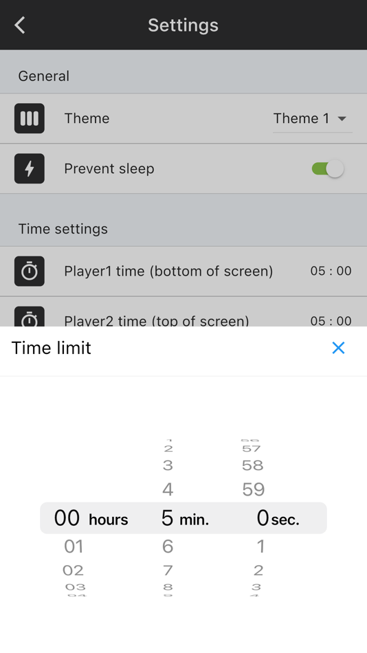 #6. Easy Chess Timer - Game Clock (iOS) 由: NAOYA ONO