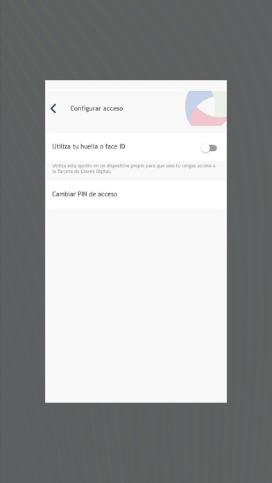 Tarjeta de Claves Digital BHD Screenshot