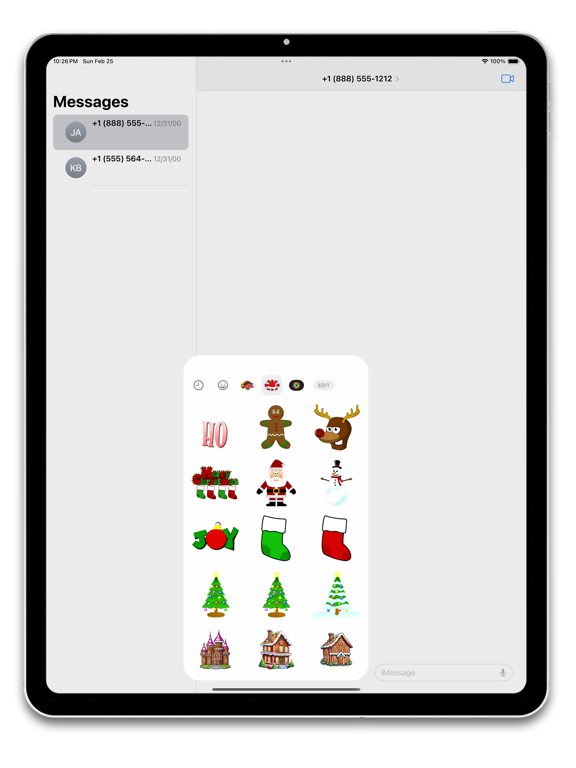 Screenshot #4 pour Christmas Silly Fun Stickers