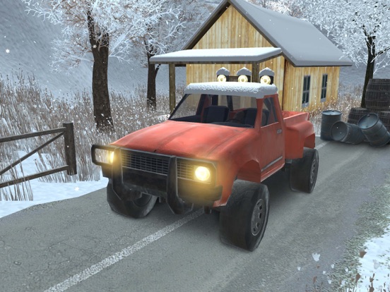 Snow Mountain Cargo Transport iPad screenshot 2 - Games app
