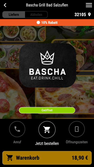 Bascha Grill Bad Salzuflen Screenshot