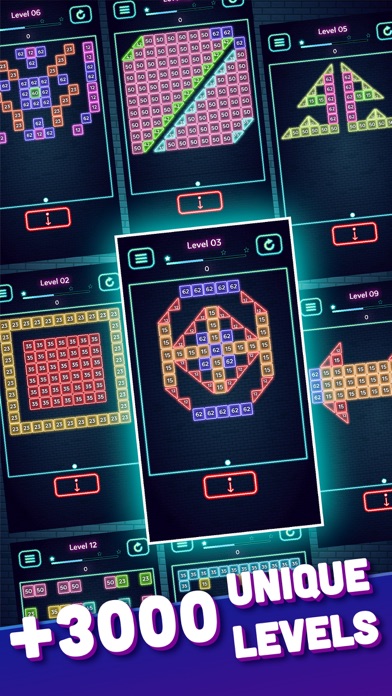 Brick Breaker Glow Ball Crush Screenshot