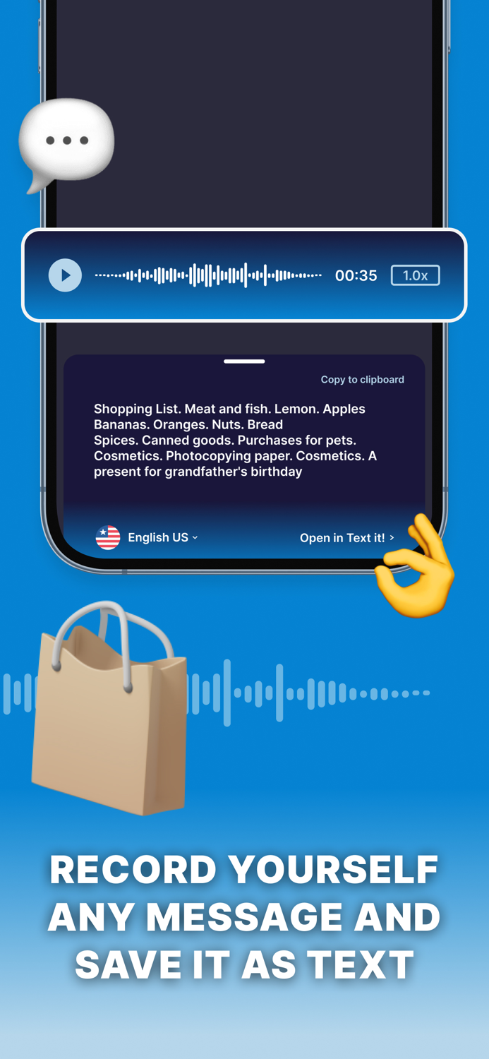 Text-it Convert Voice to Text