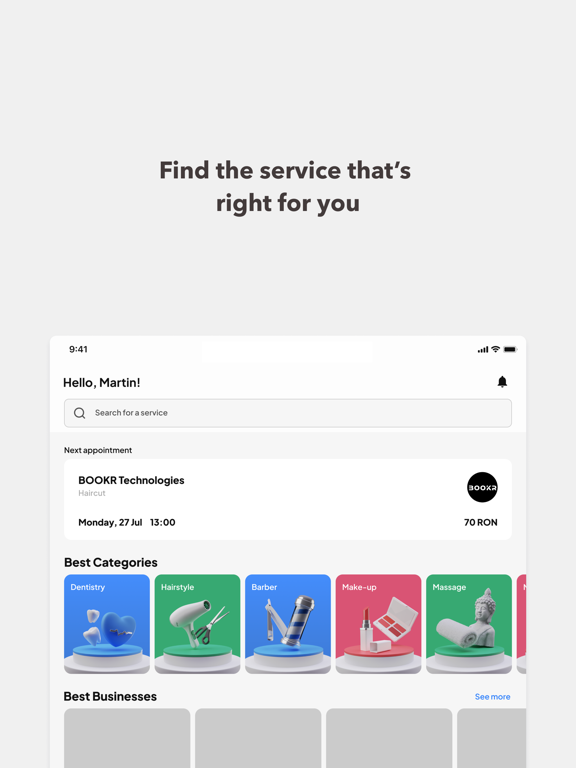 Screenshot #5 pour BOOKR: online booking app