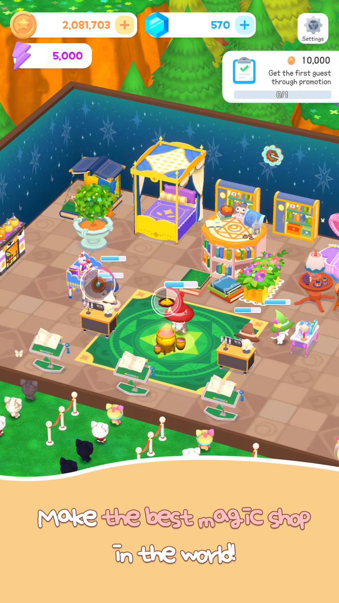 Cats Magic Shop  Idle Clicker