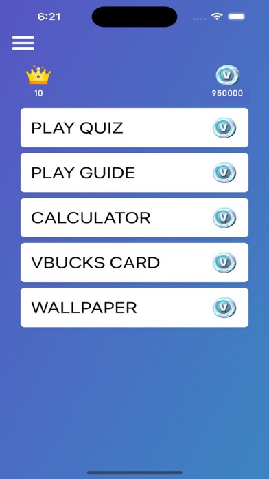 Quiz V-Bucks Screenshot