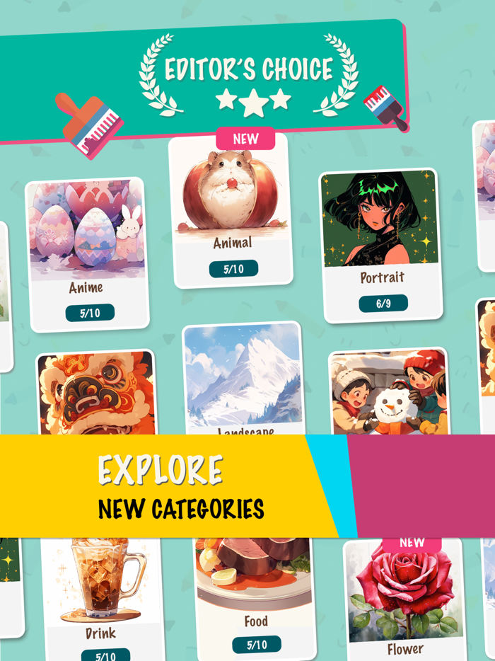 Tap Color Color by Number