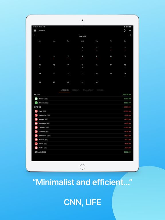 Screenshot #4 for Bluecoins Finance & Budget