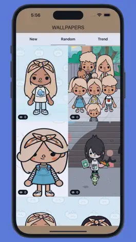 Game screenshot Cute Toca wallpapers mod apk