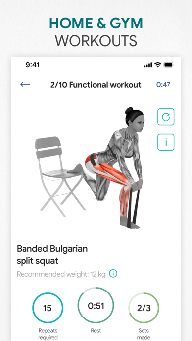 Fitness App: Gym Workout Plan Screenshot