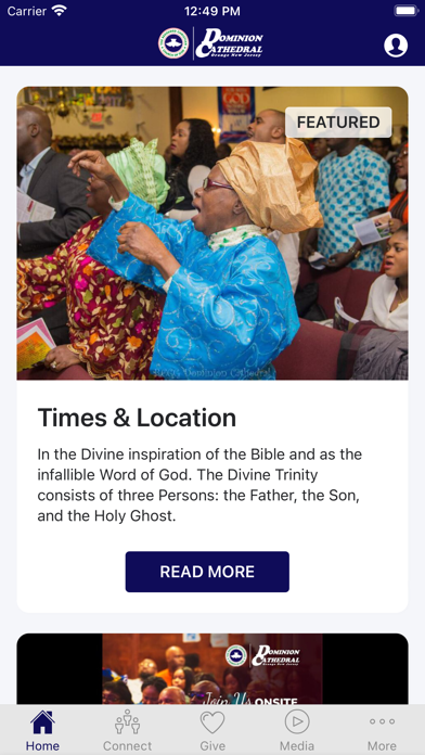 RCCG Dominion Cathedral NJ Screenshot