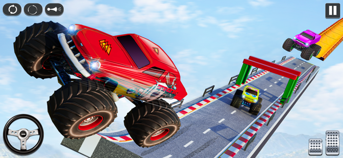 Monster Truck Stunt Race 3D
