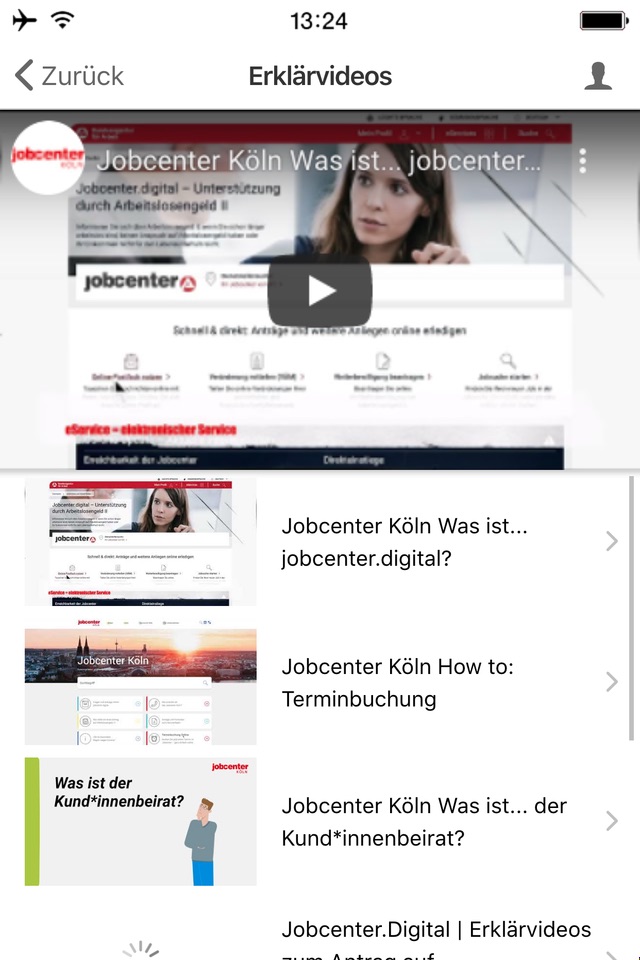 Jobcenter Köln mobil screenshot 3