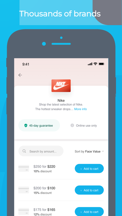 CardCash - Discount Gift Cards Screenshot 3 - AppWisp.com