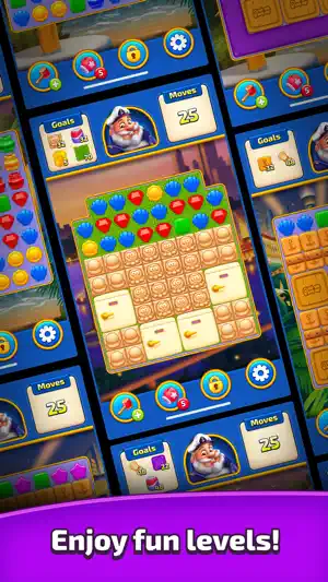 Match Cruise: Match3 Adventure screenshot 4