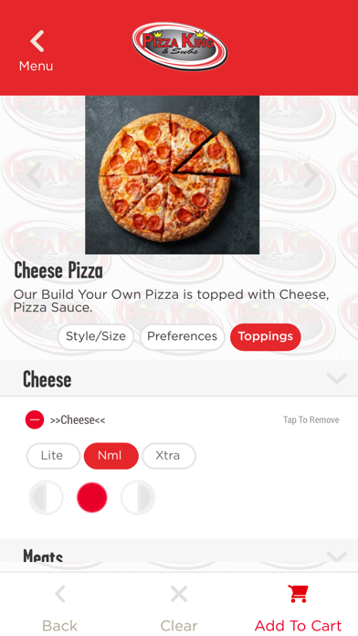 Pizza King Delivers Screenshot
