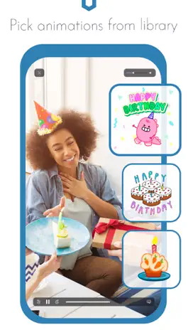 Game screenshot Happy Birthday Video Maker gif hack