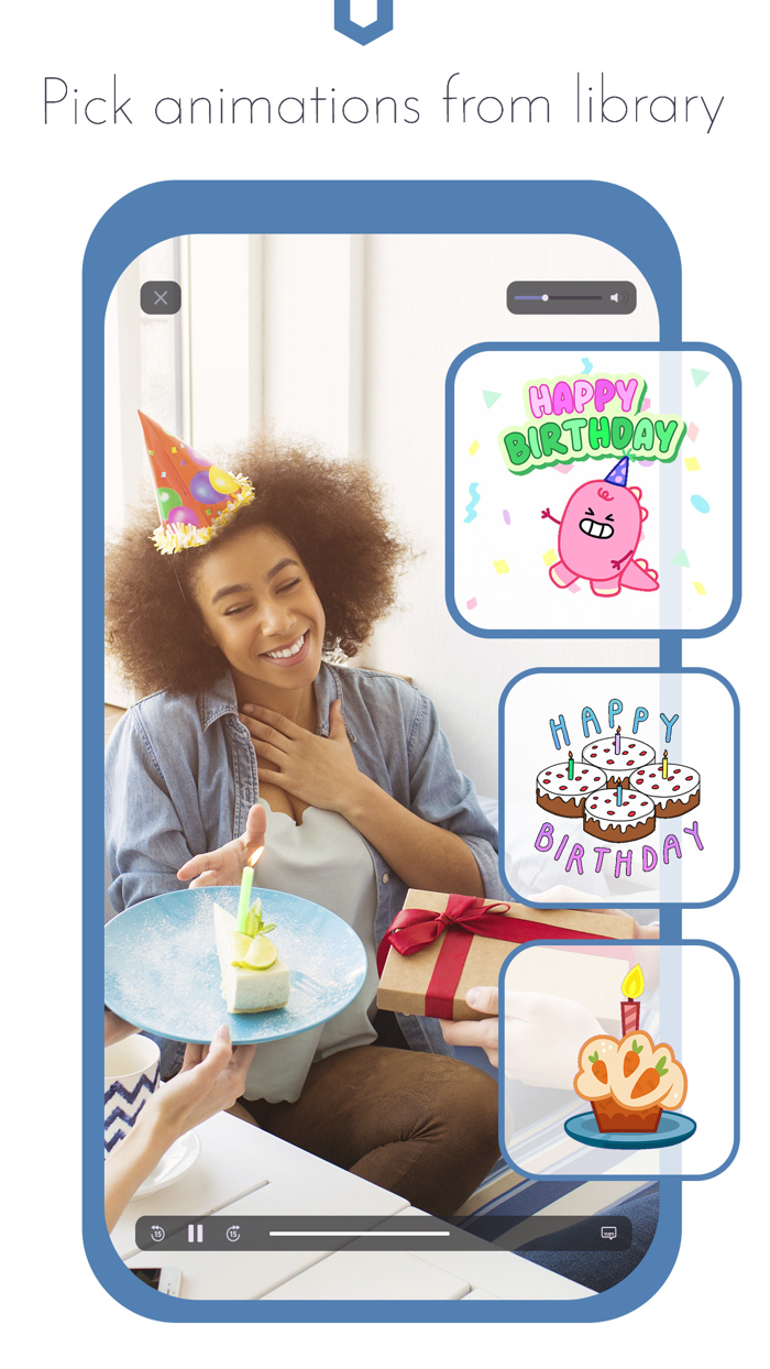 Happy Birthday Video Maker gif