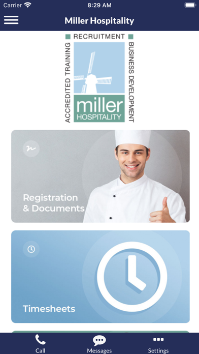 Miller Hospitality Screenshot