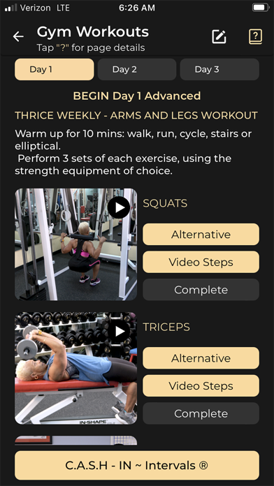 REACH Fitness and Nutrition Screenshot