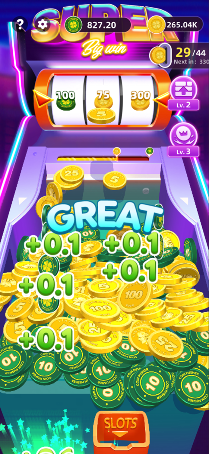 Coin Pusher  Big Win