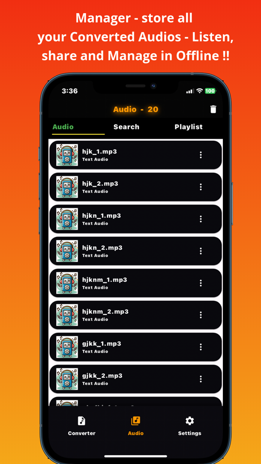 #4. Text to Audio - Podcast Maker (iOS) Podle: Rajaram Bhaskaran