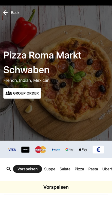 Pizza Roma Markt Schwaben Screenshot