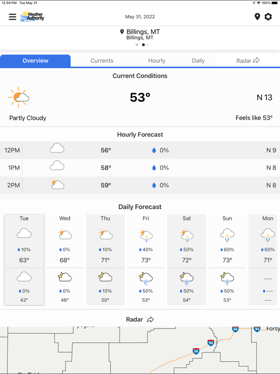 Screenshot #5 pour Montana Weather Authority