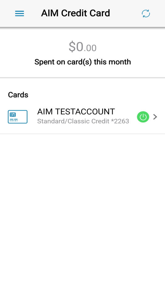 #2. AIM CU Credit Card Navigator (iOS) By: AIM Credit Union