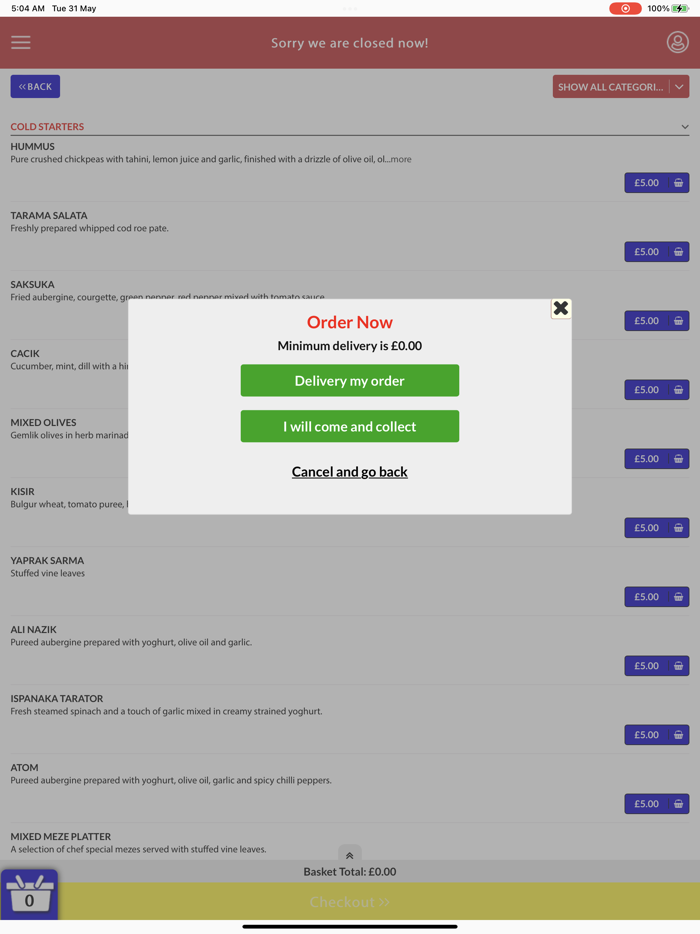 THE MEDITERRANEAN RESTAURANT