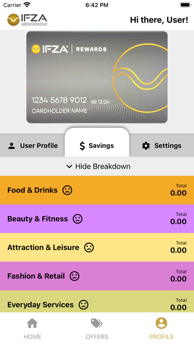 IFZA Rewards Screenshot
