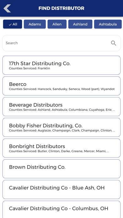 Wholesale Beer & Wine Ohio Screenshot