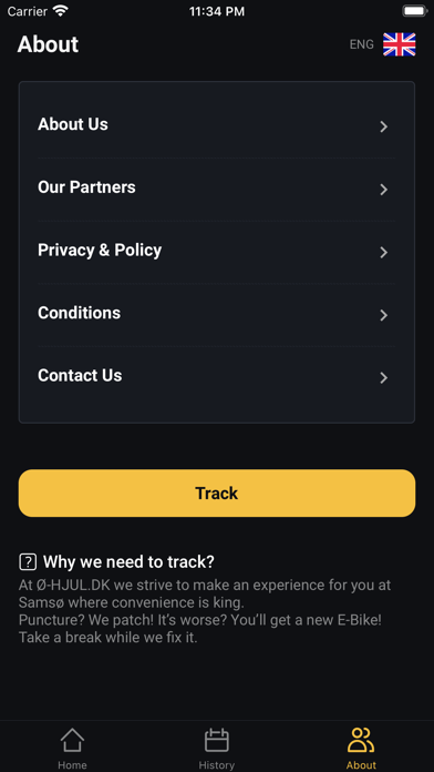 Ø-Hjul - E-Bike rental Screenshot