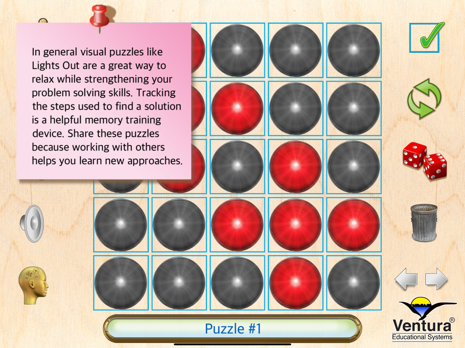 #4. Lights Out! Puzzle Time (iOS) 由: Ventura Educational Systems