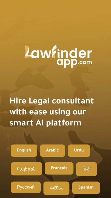Law Finder App Screenshot