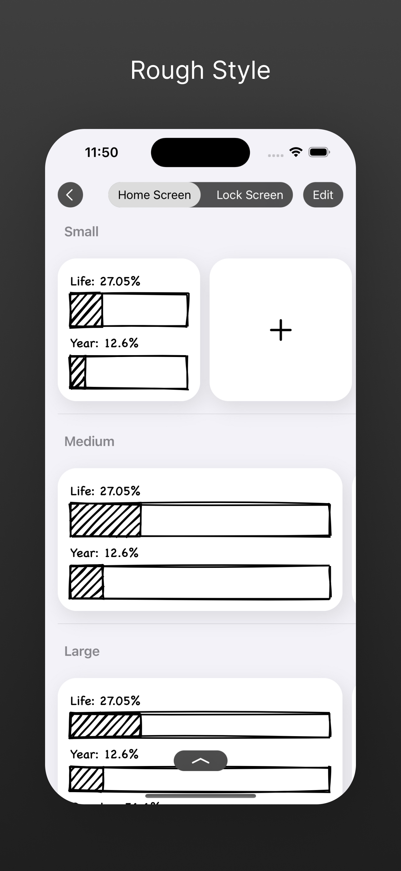 Life Progress Bar for Widgets screenshot 4