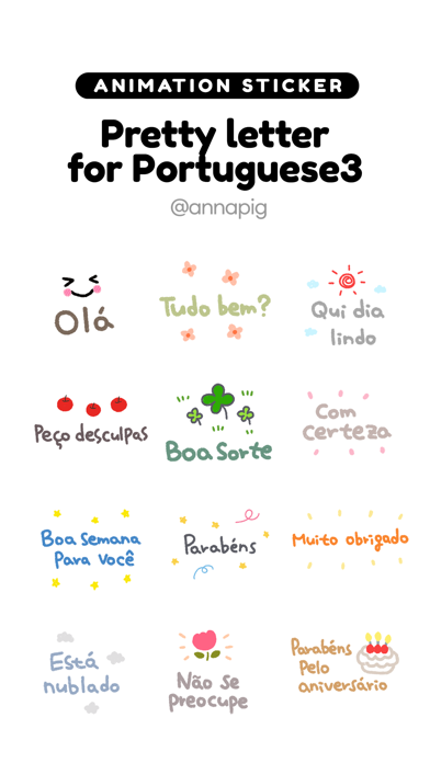 Pretty letter for Portuguese3 Screenshot