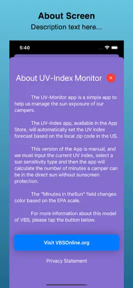 Game screenshot VBS UV Index Monitor hack