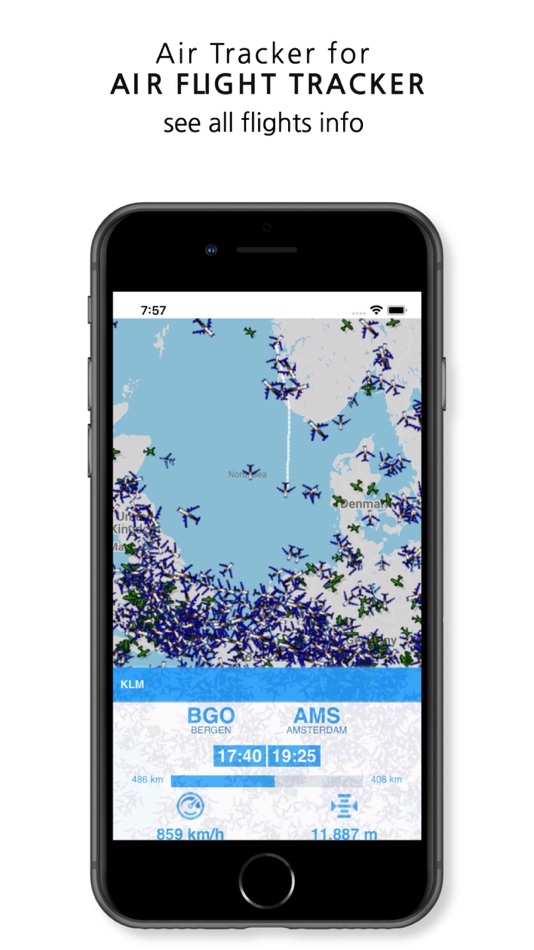 #1. Air Flight Tracker (iOS) 由: fikret urgan
