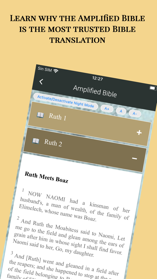 #2. Amplified Bible Study Offline (iOS) Podle: Maria de los Llanos Goig Monino