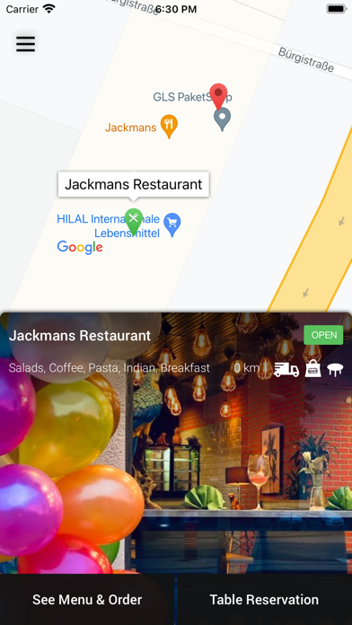 Jackmans Restaurant Screenshot