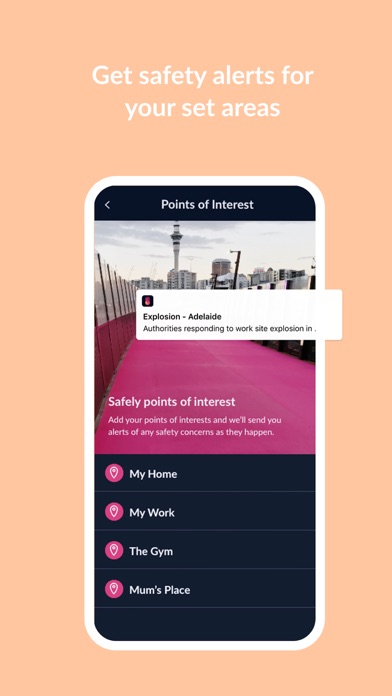 Safely: Find. Protect. Alert Screenshot
