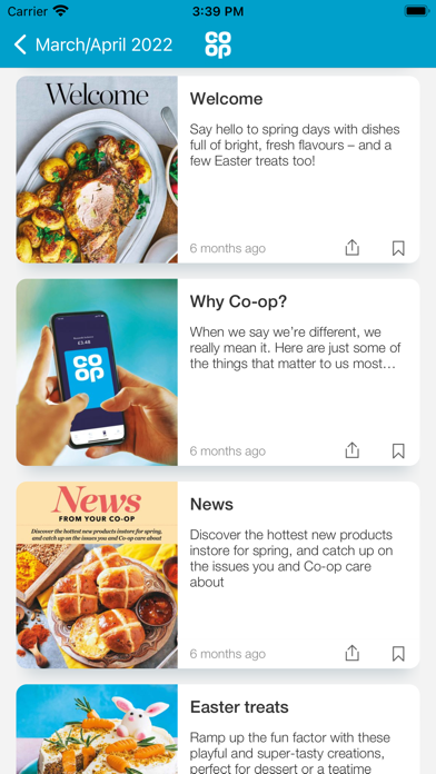 Co-op Food Magazine Screenshot