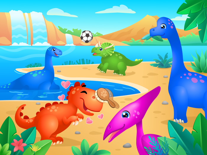 Dinosaur games for kids and baby
