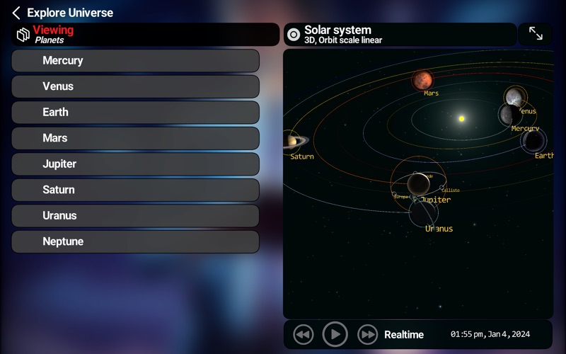 SkyORB ∞ Astronomy + Screenshot