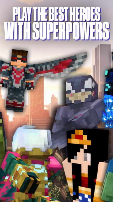 Superheroes Mods Minecraft Screenshot