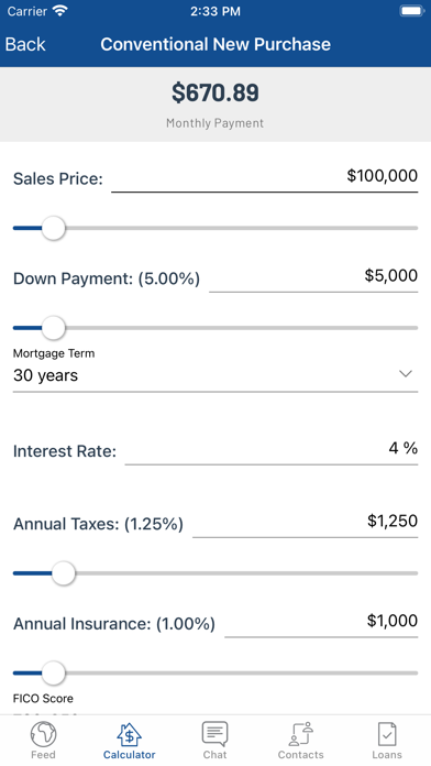 DSLD Mortgage Screenshot