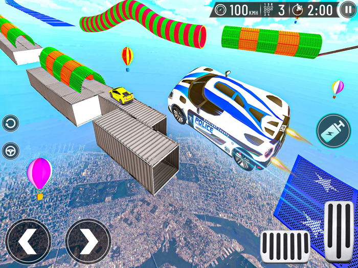 Police Car Stunt Driving Game