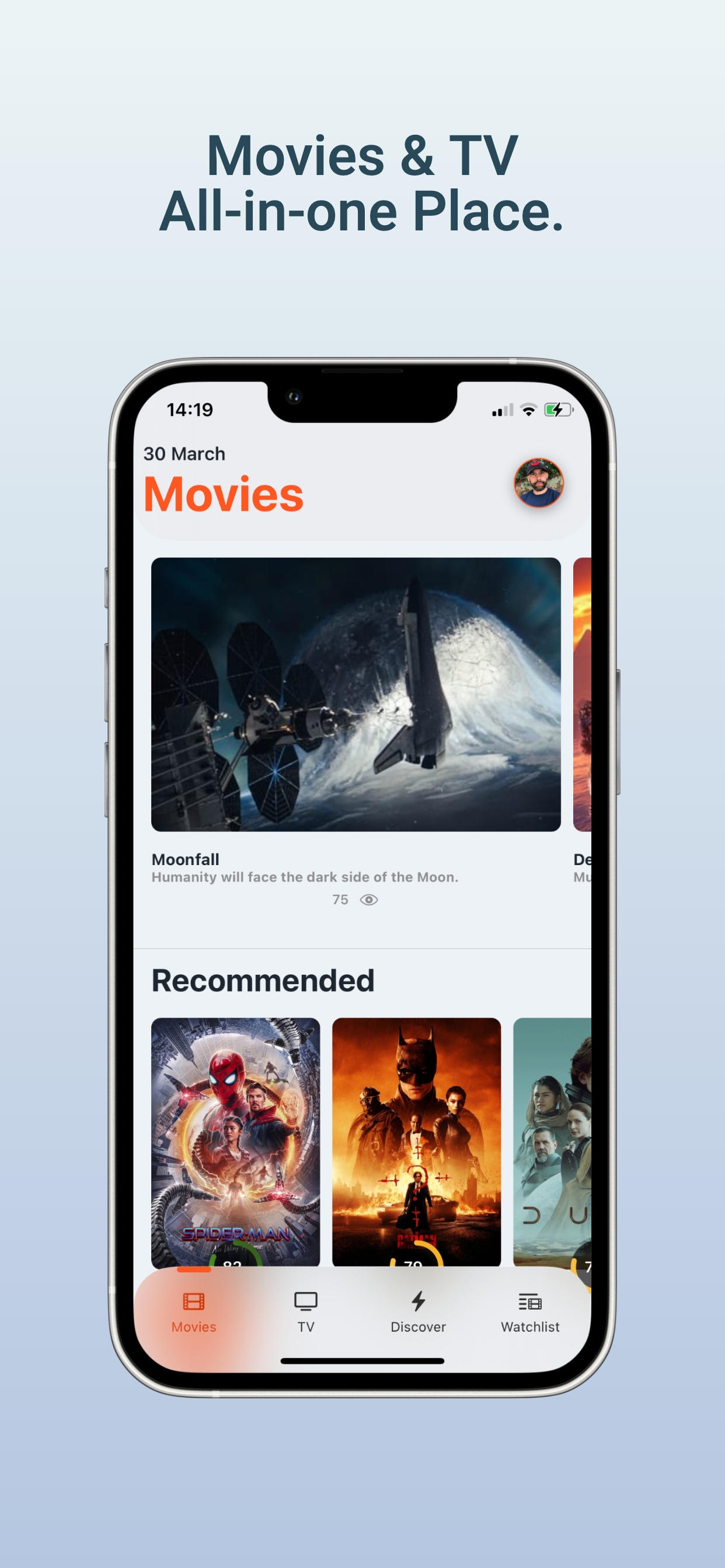Watchlist+ Track TV & Movies